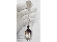 Колекционна сребърна Турска, Отоманска лъжица 19 век