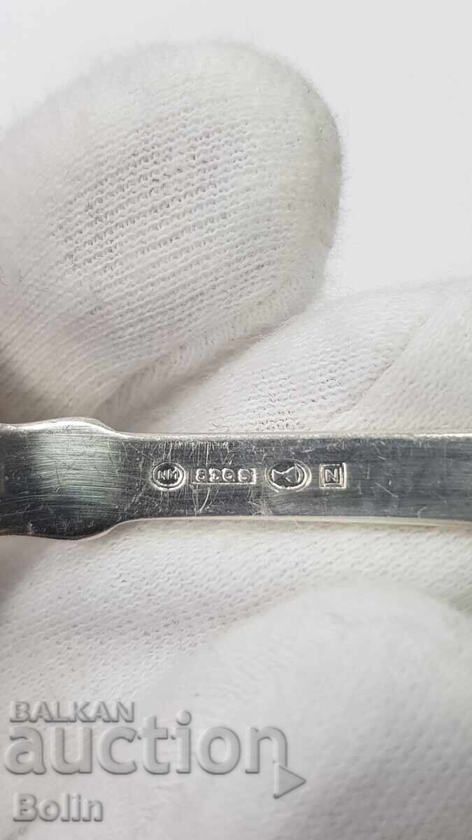 Доставка на Ажурна сребърна лъжичка, лъжица 830 проба - Европа-Ловна Доставка на Ажурна сребърна лъжичка, лъжица 830 проба - Европа-Ловна