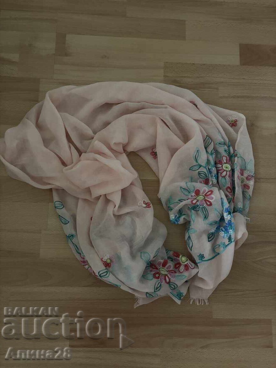 Women's scarf 50% cotton 50% viscose Women's scarf 50% cotton 50% viscose