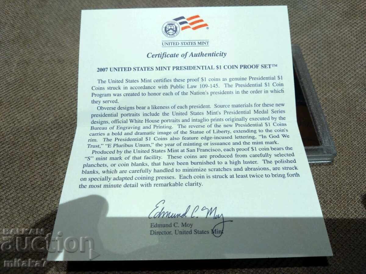 Set of coins 2007, USA - 7 Set of coins 2007, USA - 7