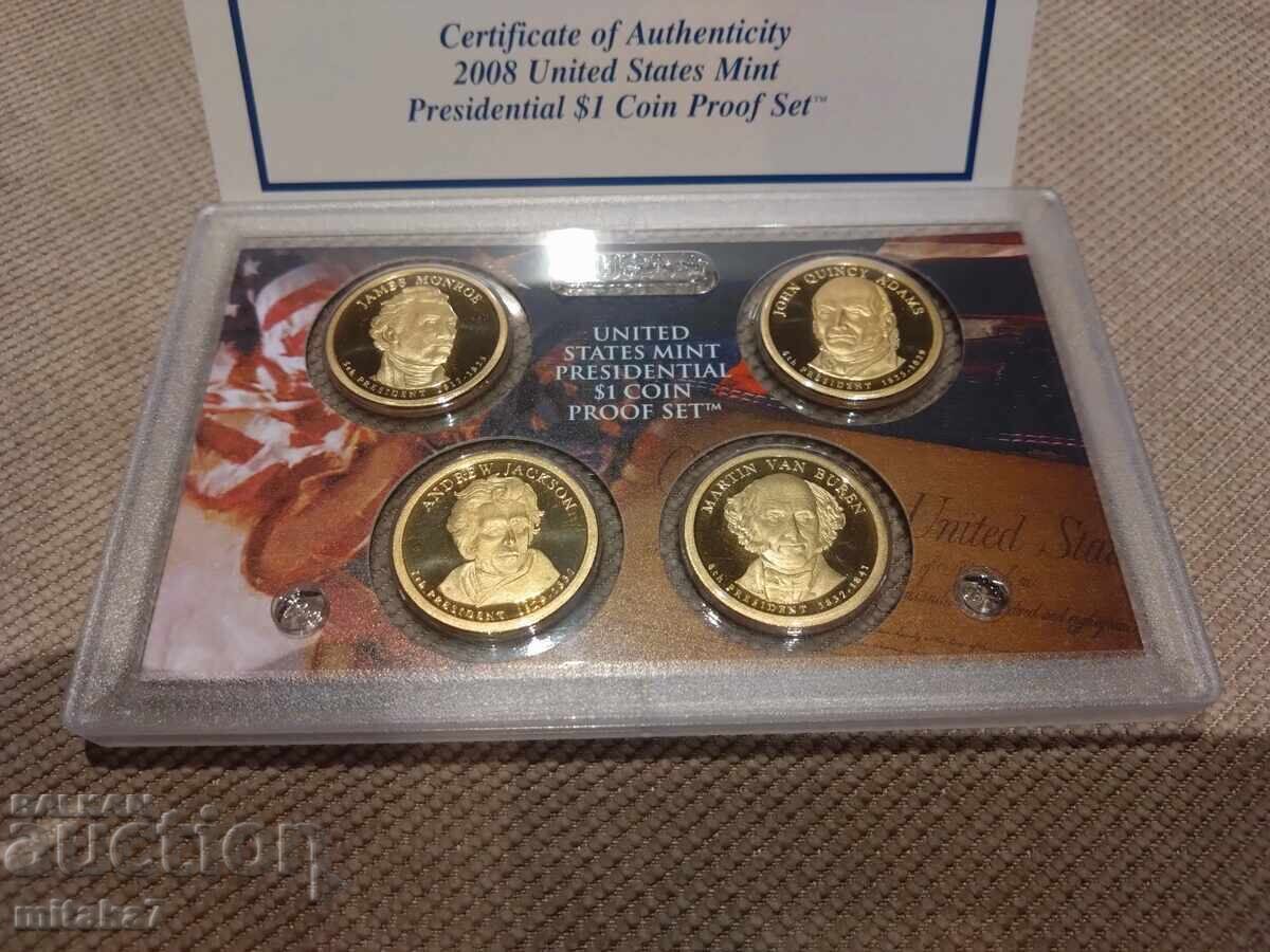 Сет монети 2008 година, САЩ с цена € 18.00 | 35.21 лв.