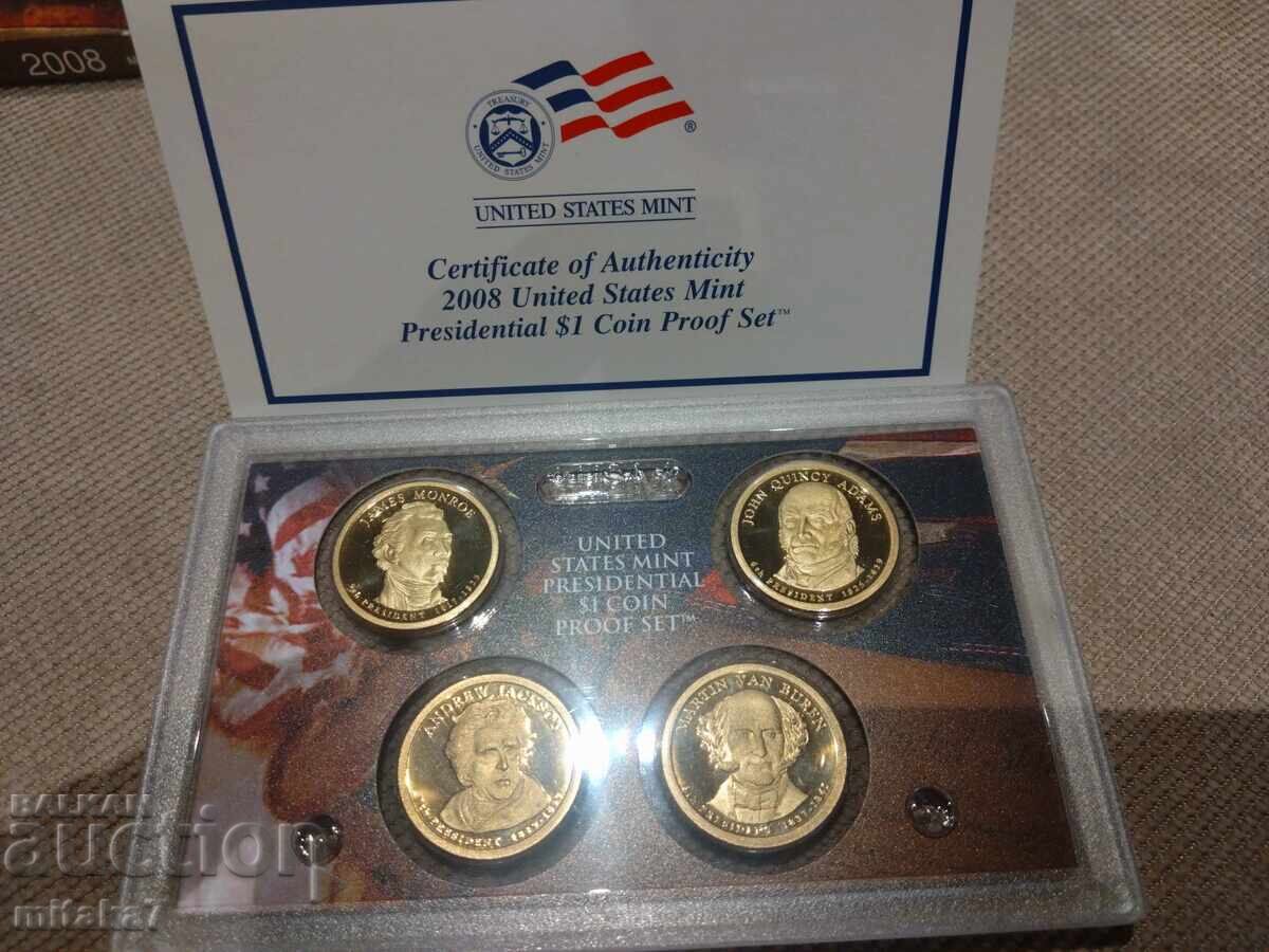 Σετ νομισμάτων 2008, ΗΠΑ