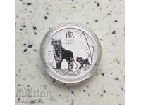 Silver 1/2 OZ 2022 Tiger
