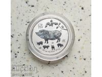 Сребро 1/2 OZ 2019 Прасе