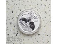 Сребро 1 OZ 2020 Мишка
