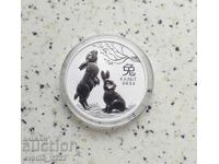 Сребро 1 OZ 2023 Заек