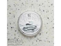 Сребро 1 OZ 2025 Змия