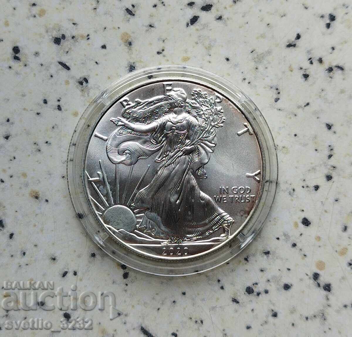Argint 1 OZ 2020 American Eagle
