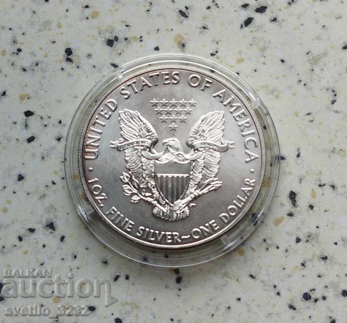 Ασήμι 1 OZ 2011 American Eagle με τιμή € 110.00 | 215.14 BGN