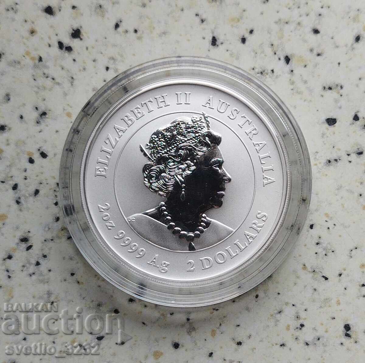 Ασήμι 2 OZ 2021 Ταύρος με τιμή € 180.00 | 352.05 BGN
