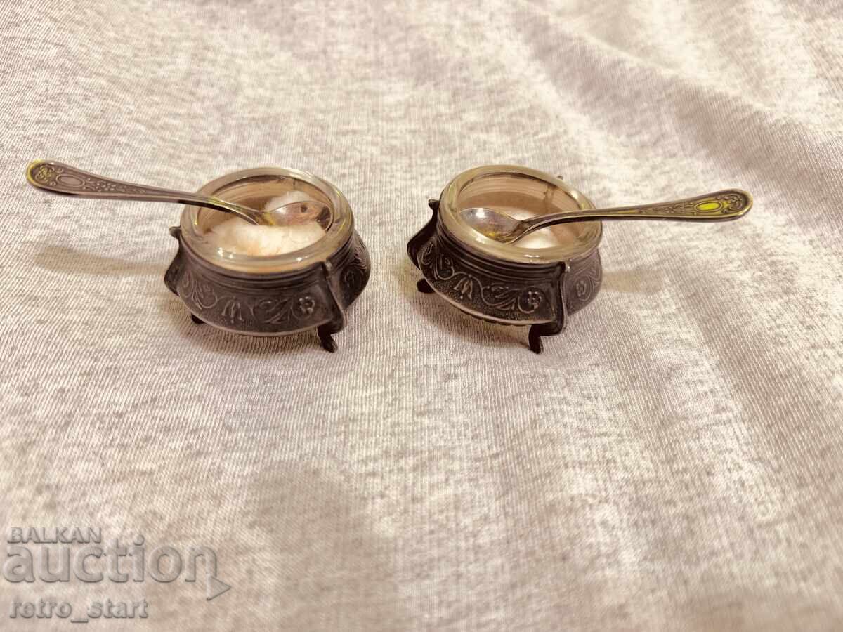 Borcănașe sovietice pentru caviar, 2 bucăți, noi-nouțe! Borcănașe sovietice pentru caviar, 2 bucăți, noi-nouțe!