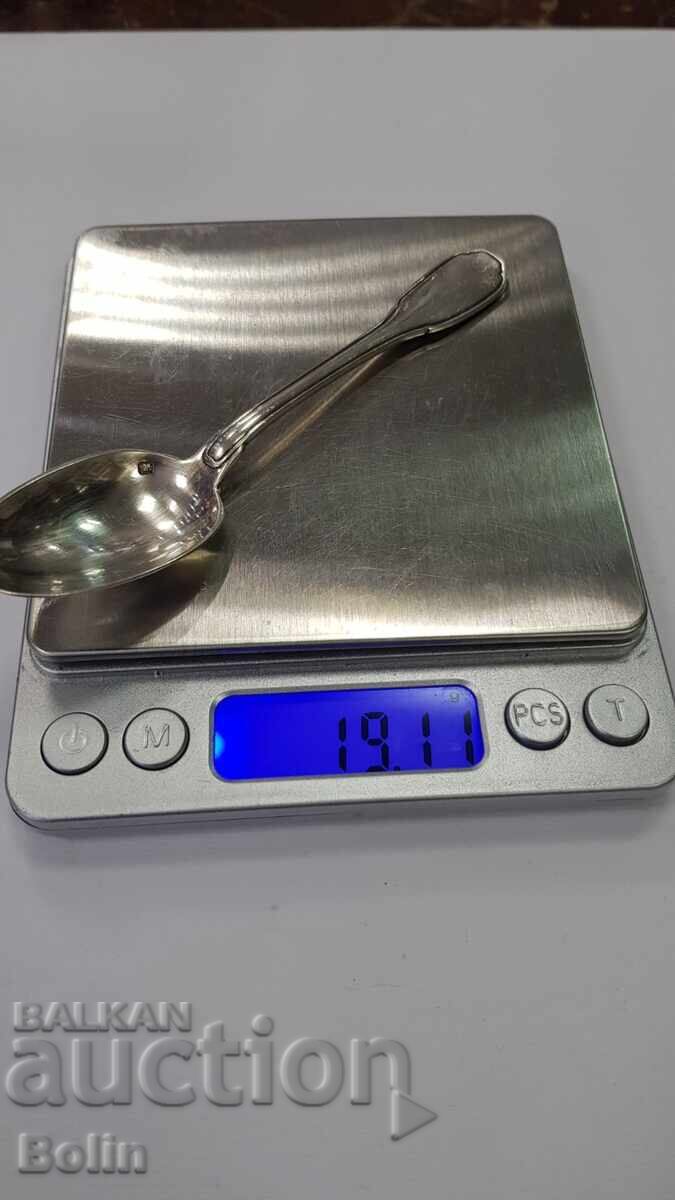 Колекционна сребърна лъжичка, лъжица Франция - 950 проба - 7 Колекционна сребърна лъжичка, лъжица Франция - 950 проба - 7