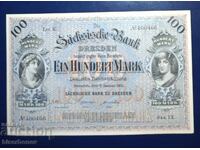 Γερμανία, Γερμανία,/Δρέσδη, 100 μάρκα 1911 UNC