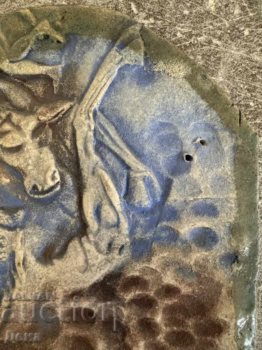 Auction  Atanas Gadjev Ceramic Panel