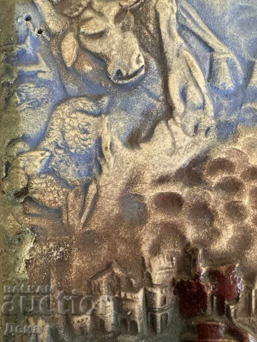 Delivery of Atanas Gadjev Ceramic Panel