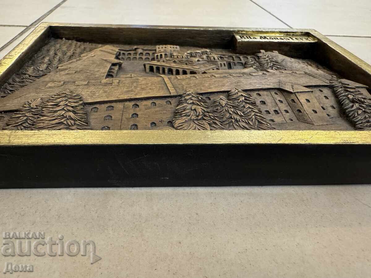 Sculptură în lemn „Mănăstirea Rila” - 6