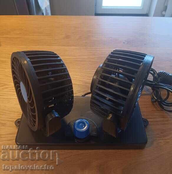 Ventilator auto, 12V dublu, rotativ, 2 viteze - 5 Ventilator auto, 12V dublu, rotativ, 2 viteze - 5