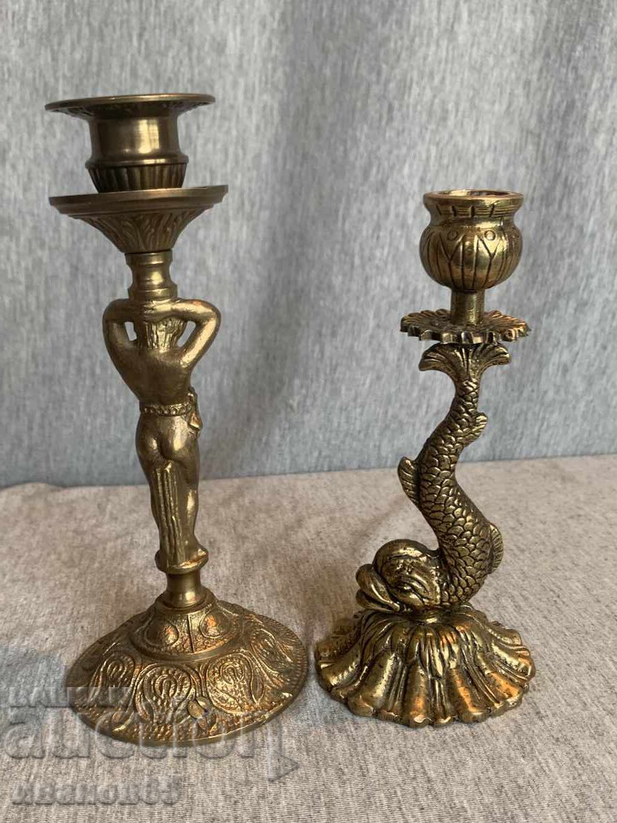 бронзови свещници с цена € 45.00 | 88.01 лв. бронзови свещници с цена € 45.00 | 88.01 лв.