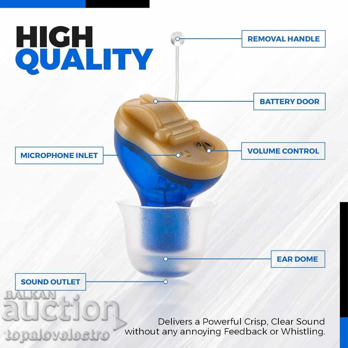 Auction  Compact digital hearing amplifier - for left ear