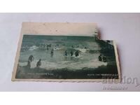 Postcard Varna Sea Baths Gr. Paskov 1938