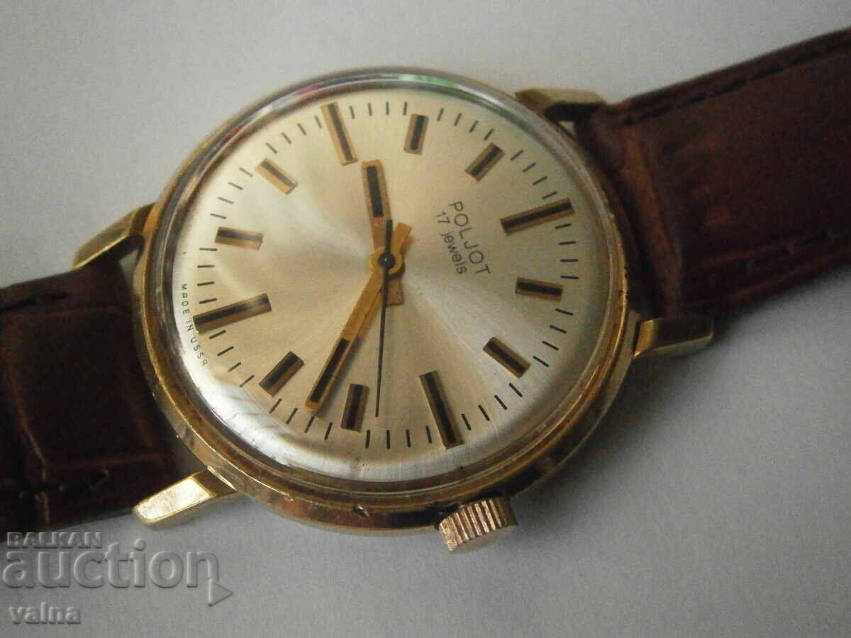 POLJOT, Au 10, cal. 2609, 17 jewels, 35мм каса, USSR с цена € 60.00 | 117.35 лв. POLJOT, Au 10, cal. 2609, 17 jewels, 35мм каса, USSR с цена € 60.00 | 117.35 лв.