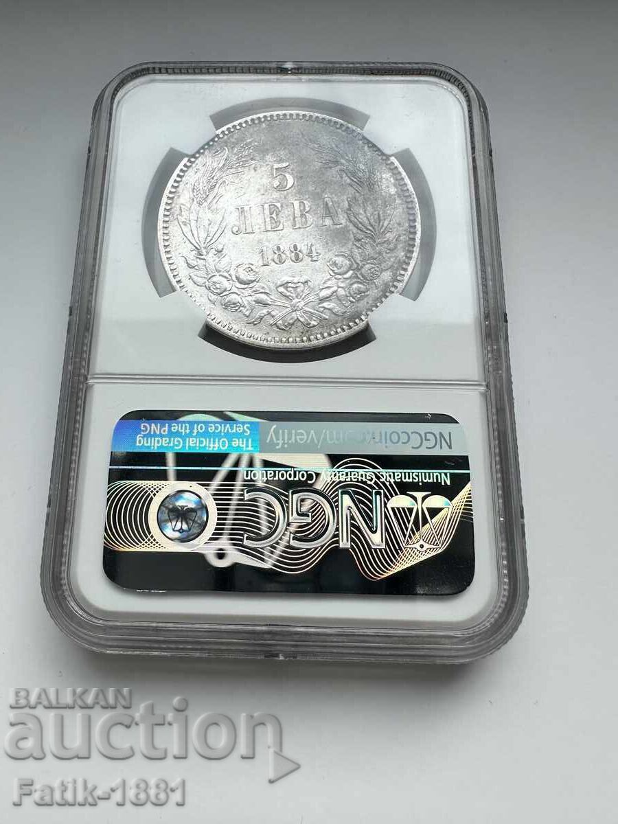 5 lei 1884 AU DETALII CURĂȚATE