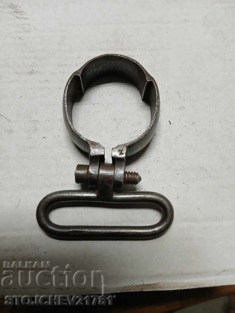 Front wristband with sling swivel for a crank