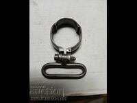 Front wristband with sling swivel for a crank