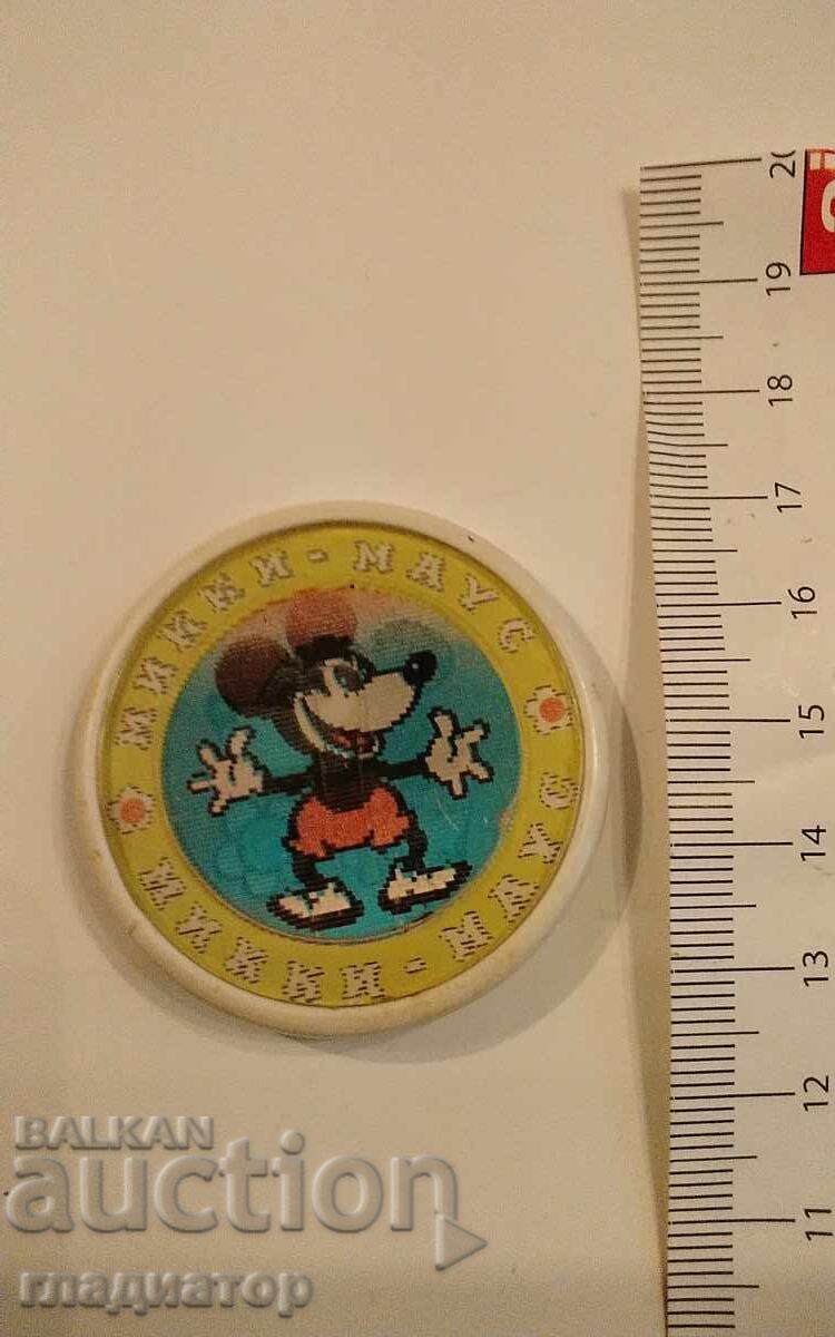 Стара руска стерео значка Мики Маус анимация Стара руска стерео значка Мики Маус анимация