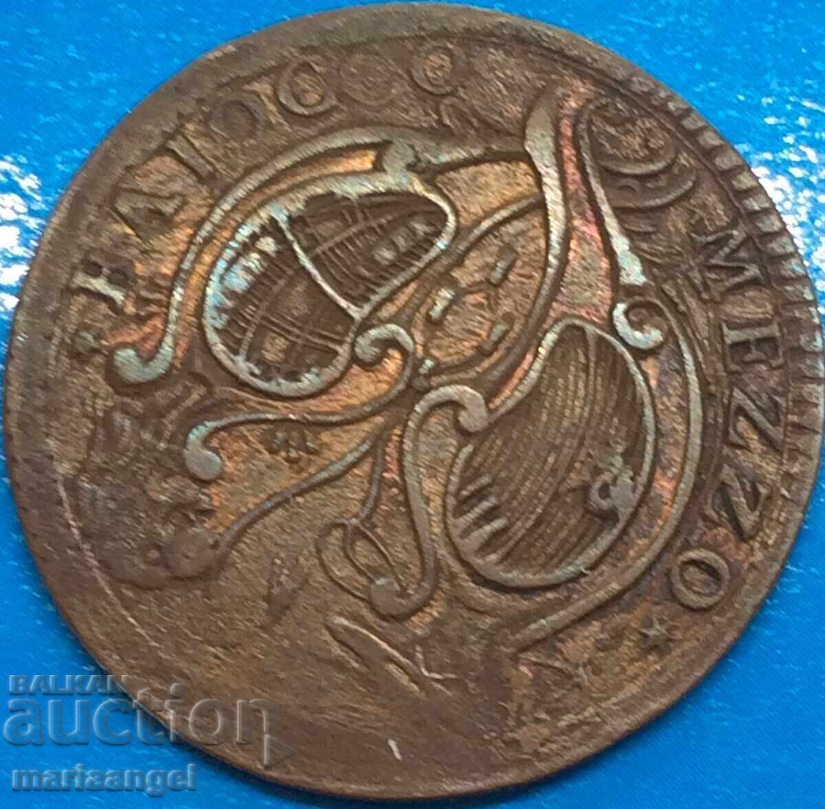 1/2 байоко 1784 Ватикан Пий IV (Медичи) 1775-1799 28мм Медна с цена € 64.00 | 125.17 лв. 1/2 байоко 1784 Ватикан Пий IV (Медичи) 1775-1799 28мм Медна с цена € 64.00 | 125.17 лв.