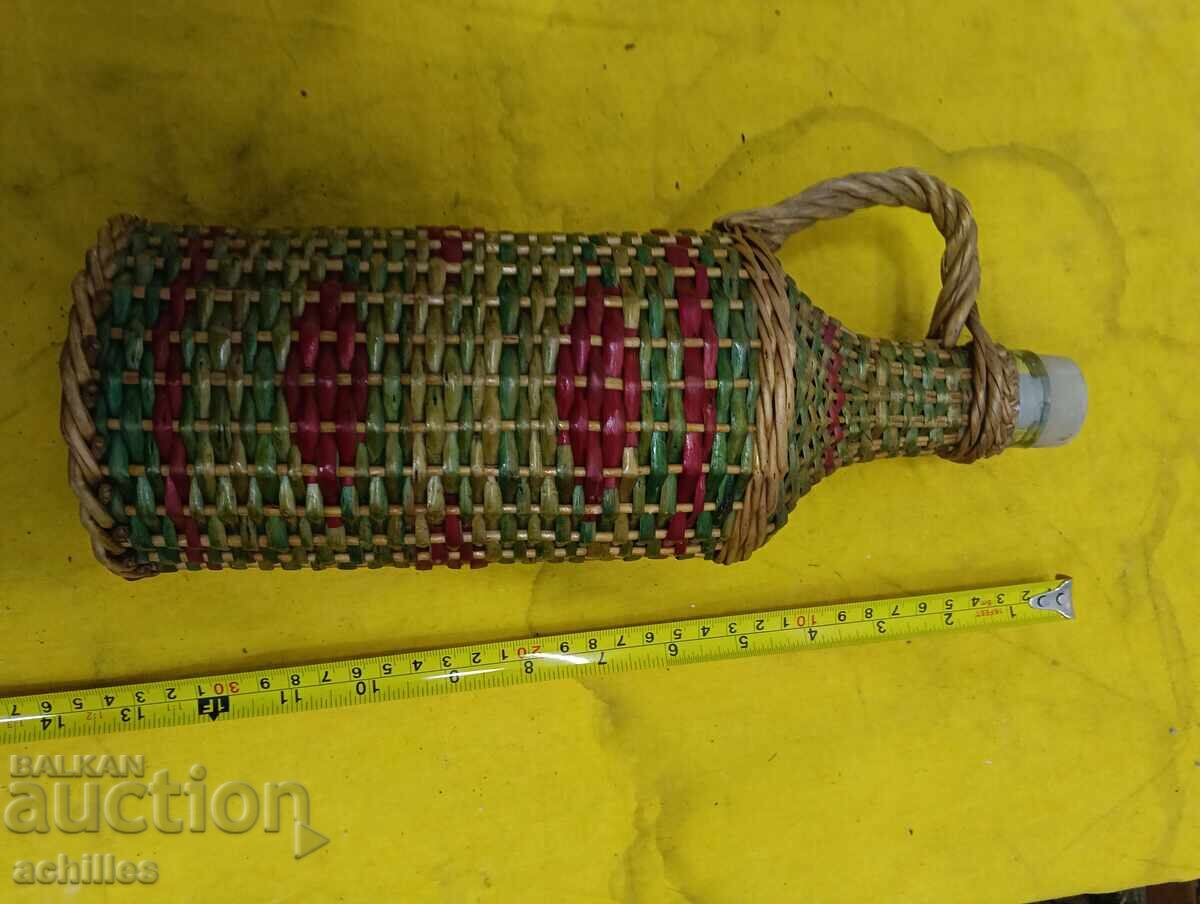 Παράδοση Πλεκτό μπουκάλι Παράδοση Πλεκτό μπουκάλι