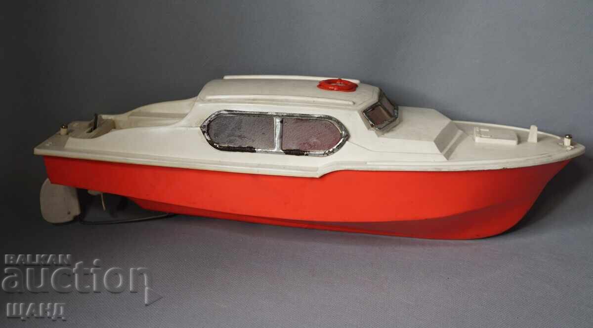 Old German plastic toy model cutter boat ship Old German plastic toy model cutter boat ship