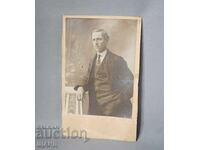 1922 Царство България снимка картон фото София Ул.Леге 25