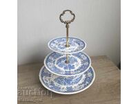 Триетажен  поднос от "Burgenland Blue" на Villeroy & Boch
