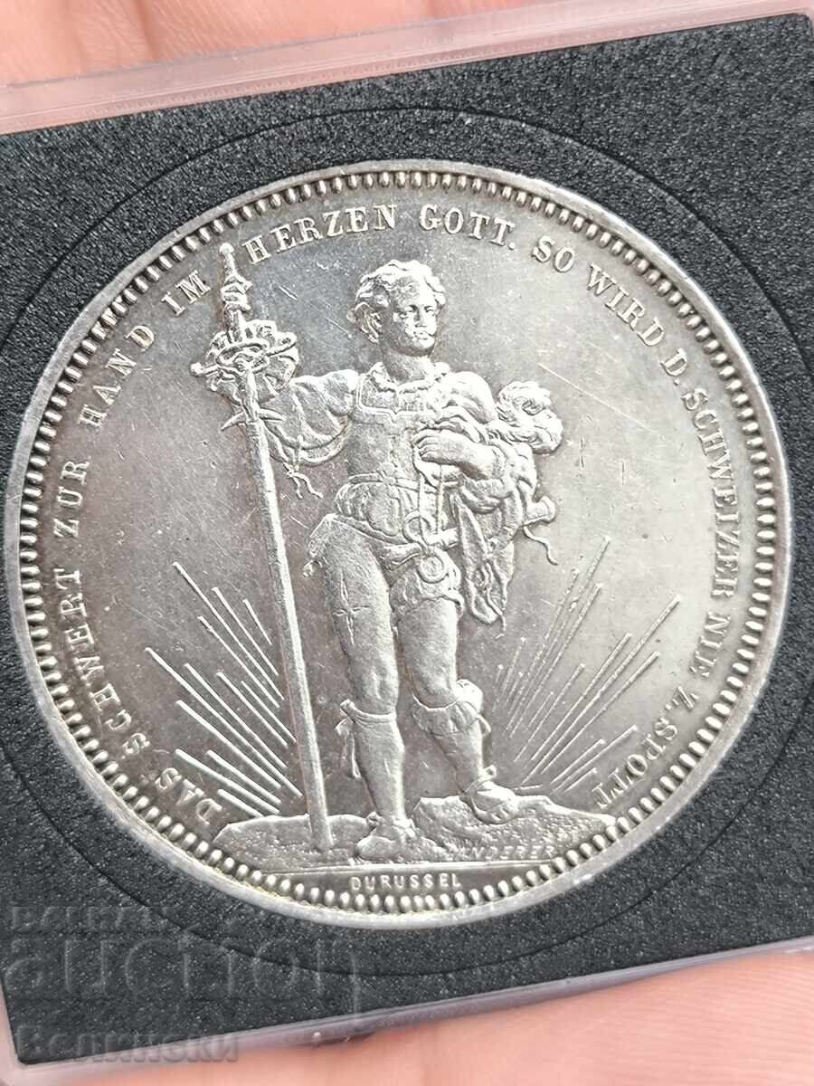 5 φράγκα Shooting Thaler 1879 Ελβετία με τιμή € 190.00 | 371.61 BGN 5 φράγκα Shooting Thaler 1879 Ελβετία με τιμή € 190.00 | 371.61 BGN