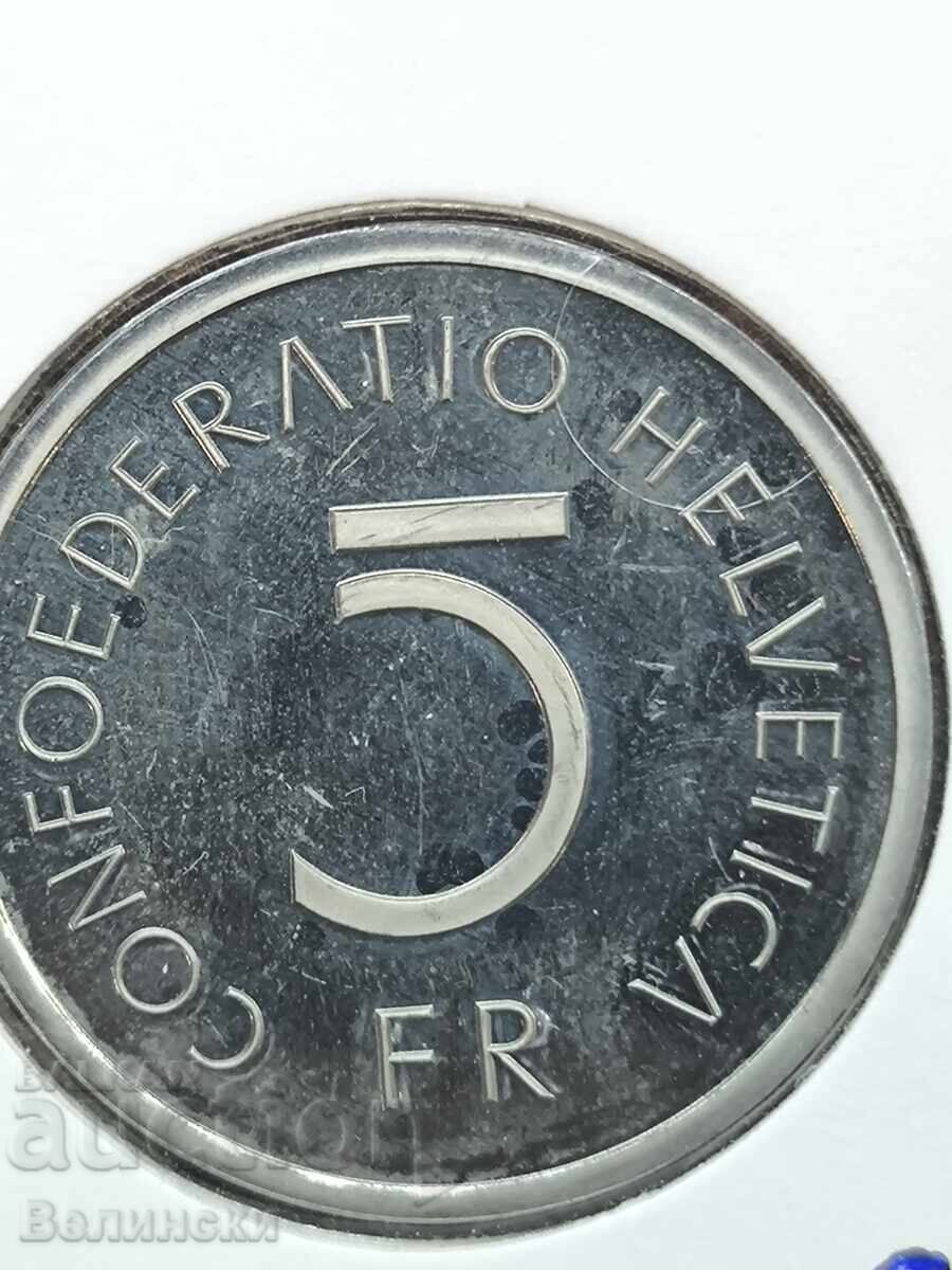 5 франка Швейцария 1976 с цена € 17.00 | 33.25 лв. 5 франка Швейцария 1976 с цена € 17.00 | 33.25 лв.