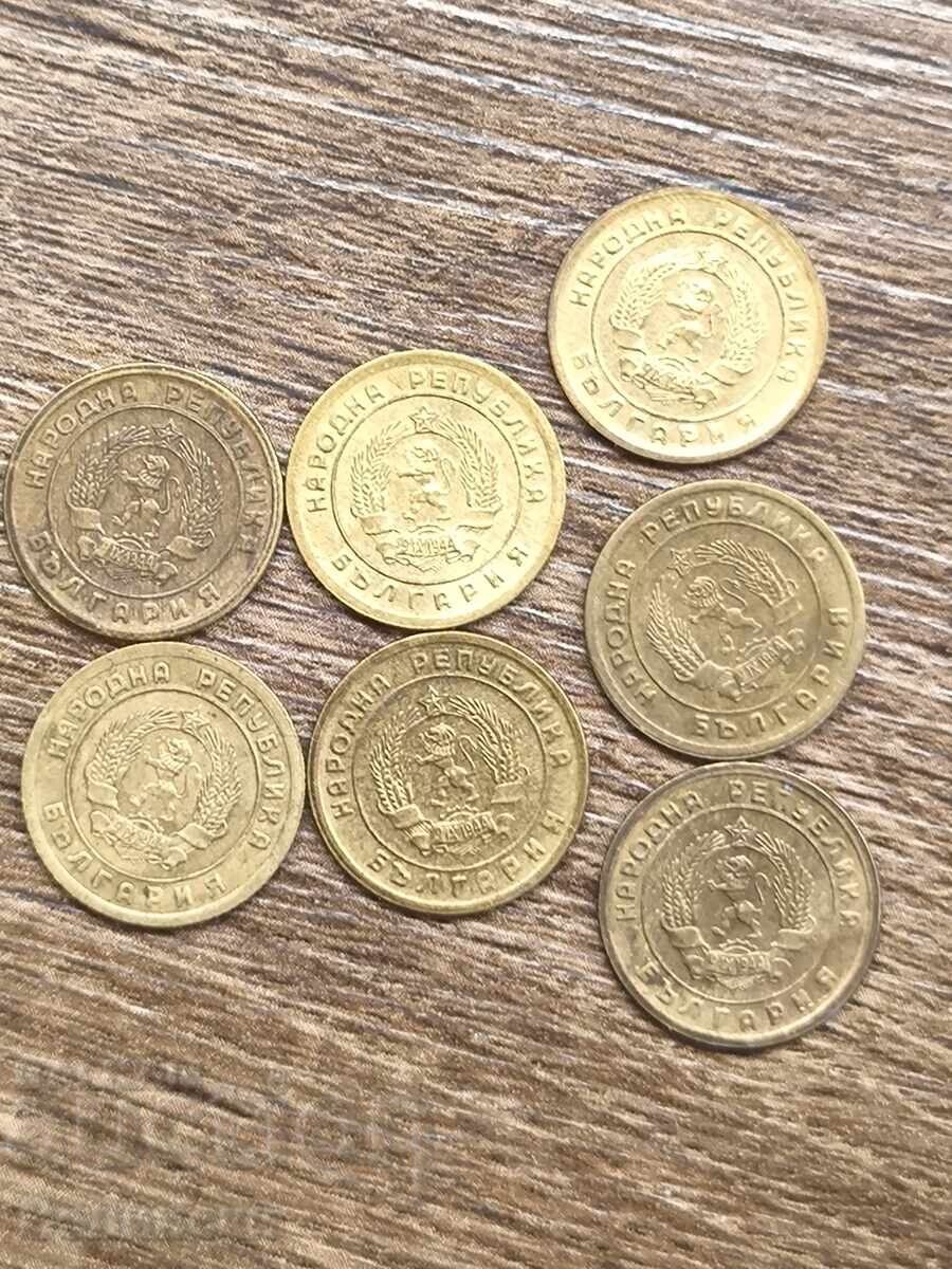 Lot of 7 pieces 1 stotinka 1951 with price € 5.00 | 9.78 BGN Lot of 7 pieces 1 stotinka 1951 with price € 5.00 | 9.78 BGN