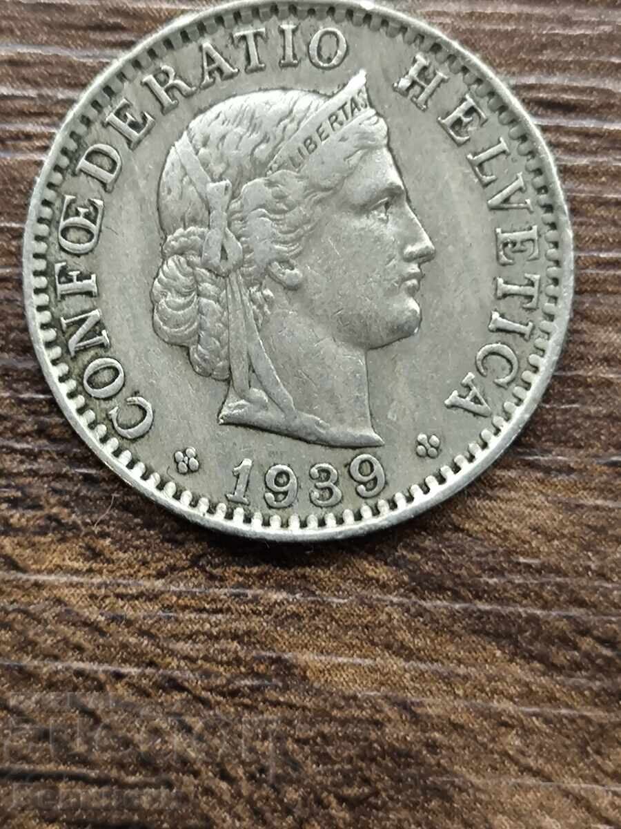 20 ράπεν 1939 Ελβετία με τιμή € 2.00 | 3.91 BGN