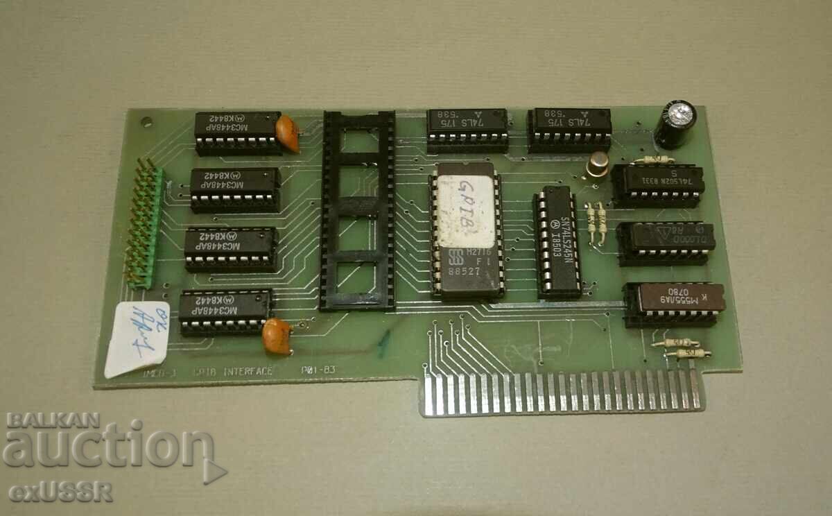 Karta ελέγχου GPIB επέκτασης για Pravets 82 Karta ελέγχου GPIB επέκτασης για Pravets 82