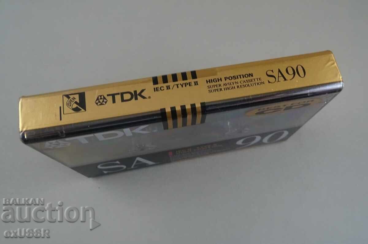 Auction Audio cassette tape TDK TDK SA90, sealed Auction Audio cassette tape TDK TDK SA90, sealed