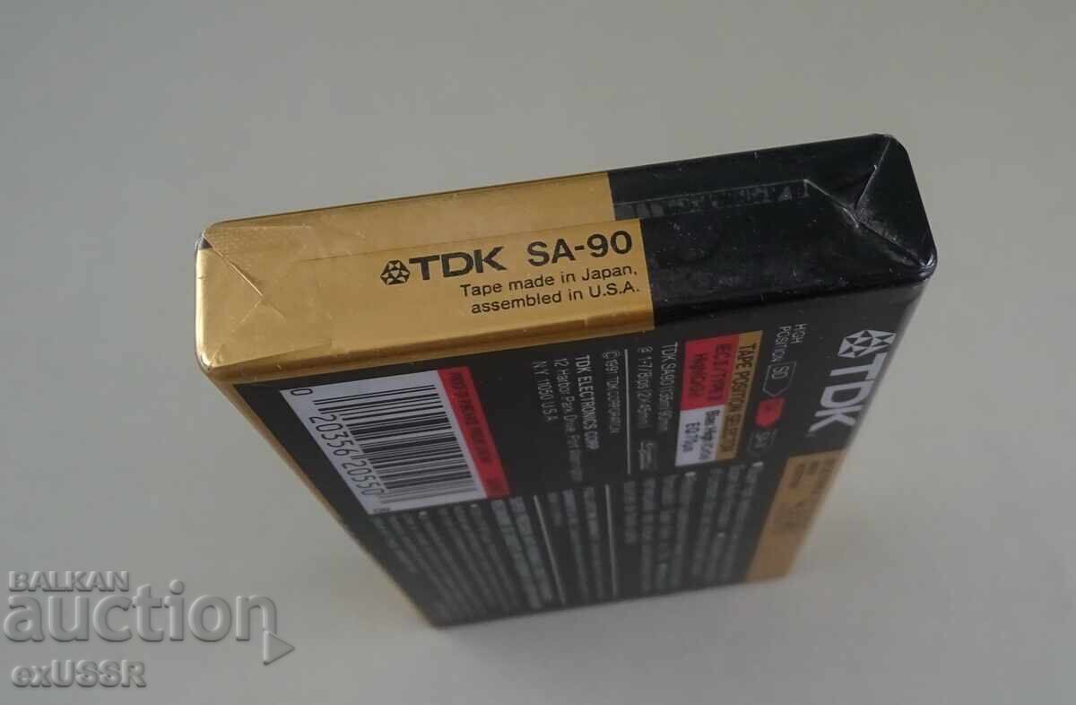 Caseta audio casetă TDK TDK SA90, sigilată - 5 Caseta audio casetă TDK TDK SA90, sigilată - 5