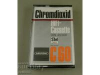 Κασέτα ήχου GRUNDIG C60 chrome, σφραγισμένη