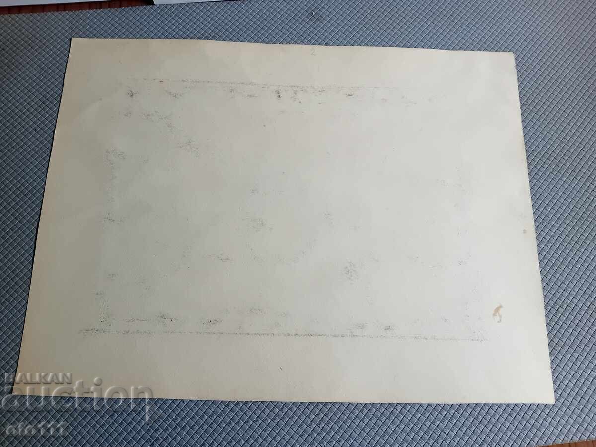 TABLOU VECHI ACVAREL IVAN BOTUŞAROV SEMNAT - 6