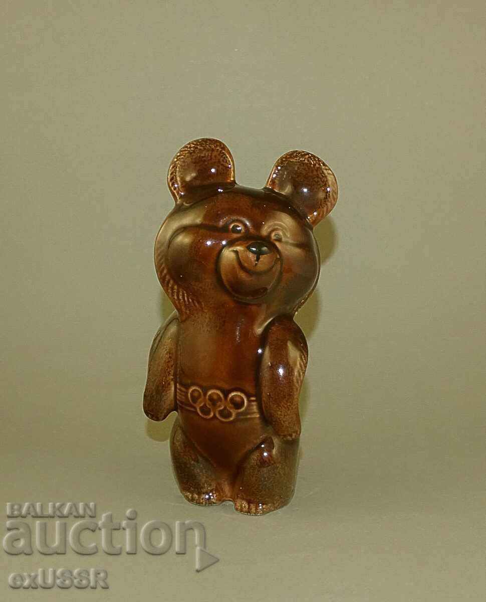 Ceramic porcelain bear Misha USSR Ceramic porcelain bear Misha USSR