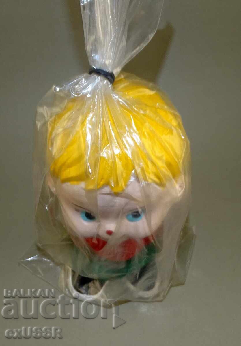 Δημοπρασία Παλιό σοσιαλιστικό λαστιχένιο παιχνίδι κούκλα καινούργιο με ετικέτα - Αγόρι Πεπίνο