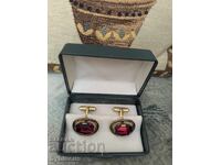 Old imported cufflink buttons