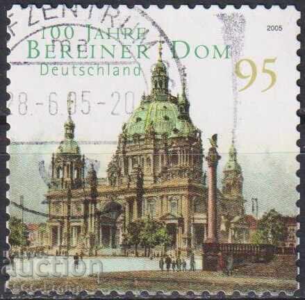 Timbre timbrat Arhitectură Catedrală 2005 din Germania Timbre timbrat Arhitectură Catedrală 2005 din Germania