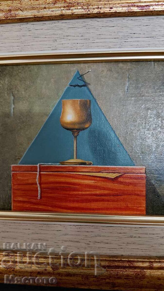 Volodya Kenarev - Triptych Painting Pyramid 1, 2, 3 Oil with price € 7500.00 | 14668.73 BGN