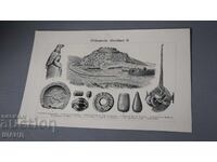 1900 Litografie Antichități Africane