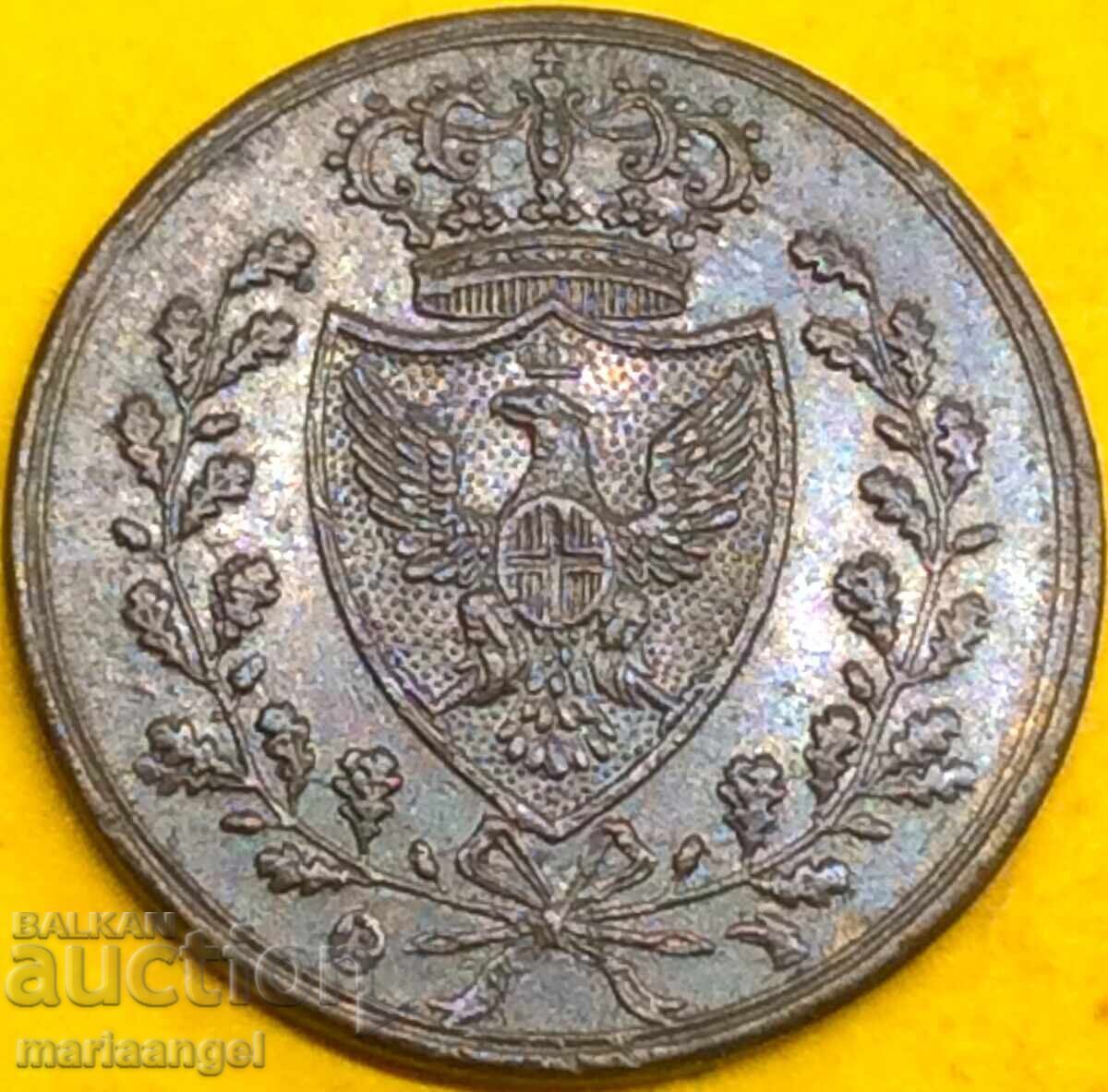 1 λεπτό 1826 Ιταλία Σαρδηνία Κάρολος Φήλιξ Γένοβα - 7 1 λεπτό 1826 Ιταλία Σαρδηνία Κάρολος Φήλιξ Γένοβα - 7